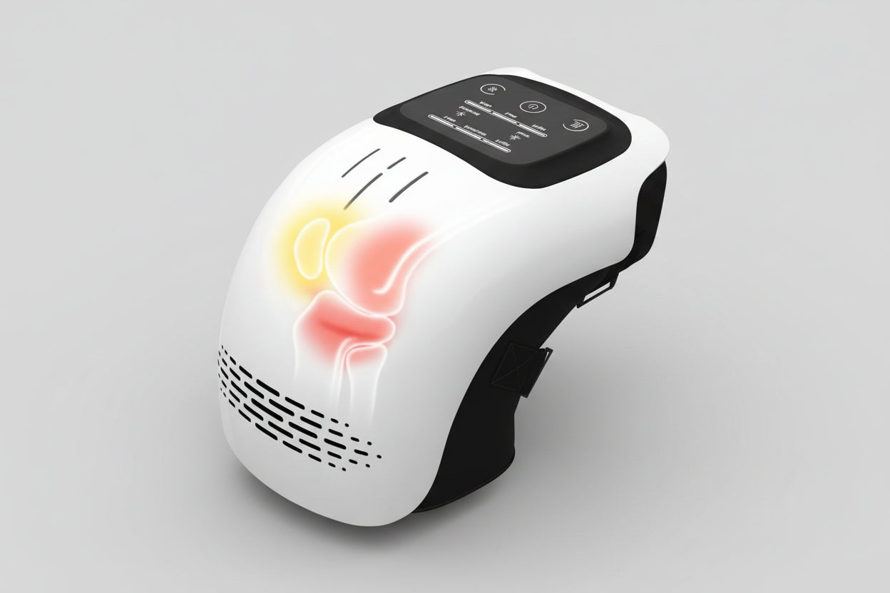 Reviora Premium Knee Massager – Heated Air Pressure & Vibration Relief with Infrared Comfort